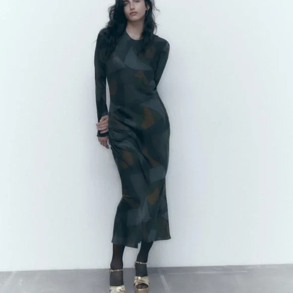 Zara | Dresses | Zara Midi Dress | Poshmark